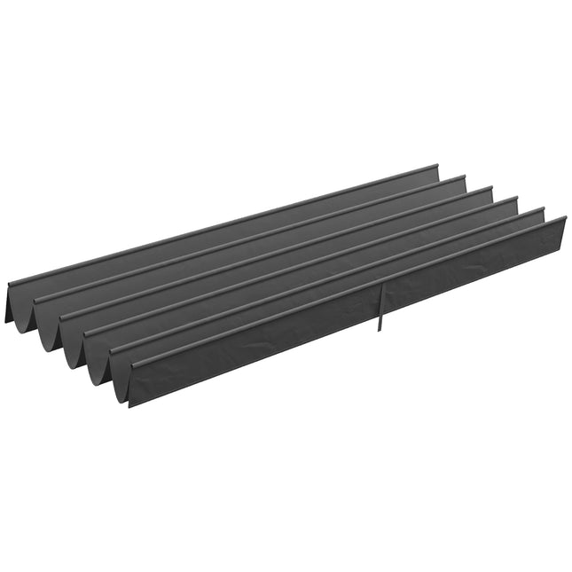Náhradní střecha pergoly 3.5x2.5m, tmavě šedá, s odvodněním