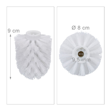 Náhradní sada hlavice WC štětky 9,5 mm, D=8 cm