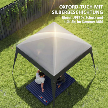 Tmavě šedá náhradní voděodolná střecha pavilonu 3x3m