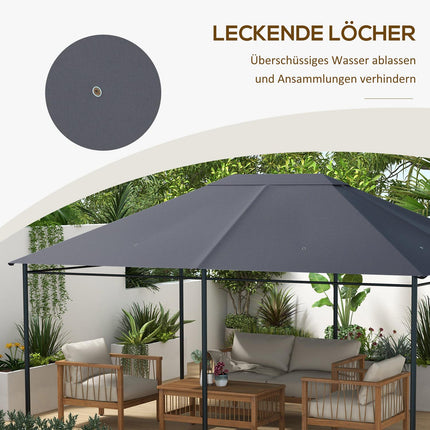 Náhradní střecha pavilonu, 4x3m voděodolná UV30+ polyester