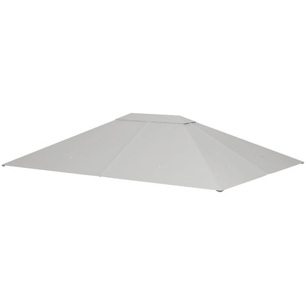 Light gray pavilion roof replacement 4x3m, UV 30+, water repellent
