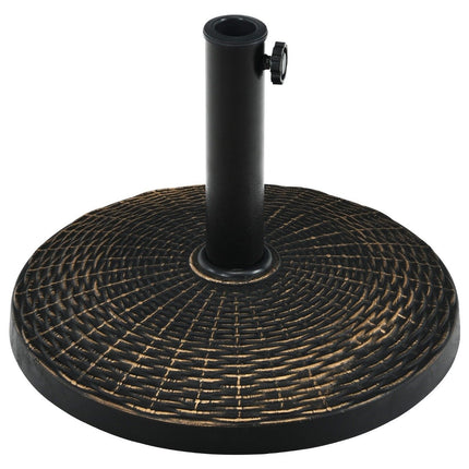 Pryskyřičný podstavec pro slunečník o průměru 46 cm, bronzový