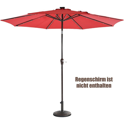 Pryskyřičný podstavec pro slunečník o průměru 46 cm, bronzový