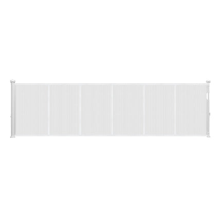 Retractable Baby Gate, 34 in Tall, Extends 110 in, Mesh