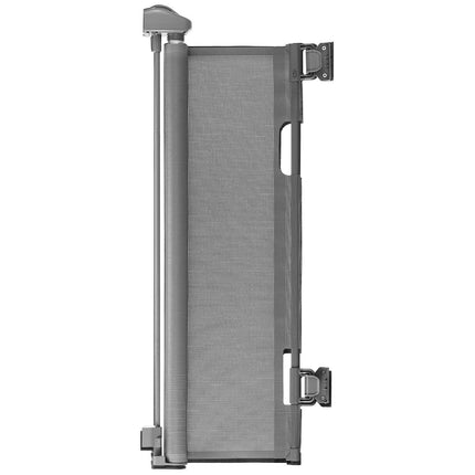 Retractable Baby Gate, 56in Wide, Locking No-Trip Mesh