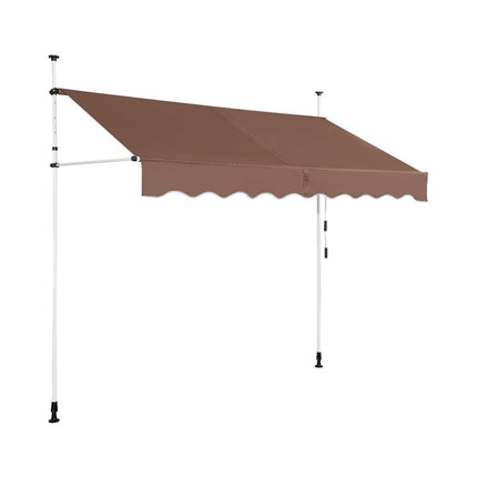 Zatahovací balkonová markýza, 350 cm, bez vrtání, odolná vůči UV
