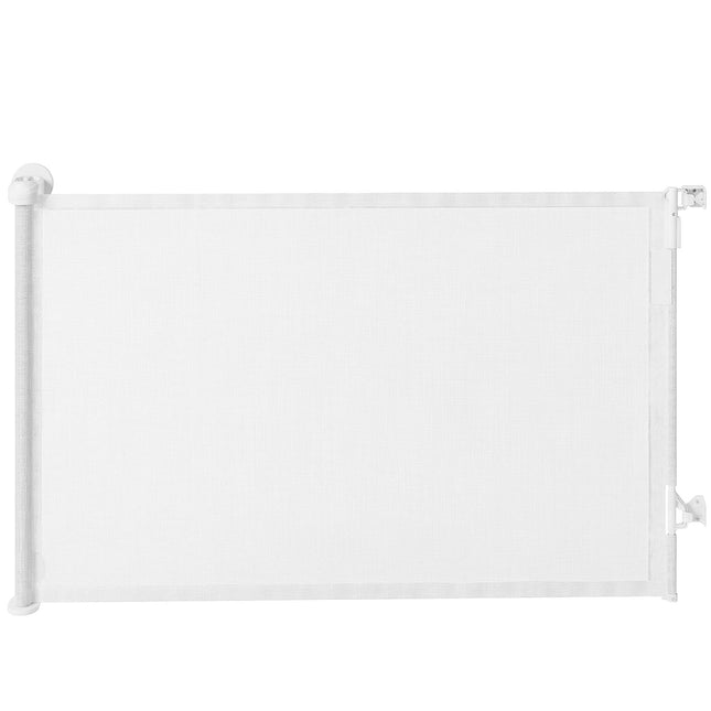 Uitschuifbaar hondenhek, 140 cm, eenvoudig met één hand te bedienen.