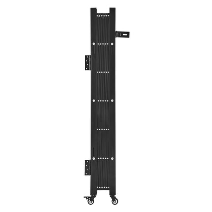 Retractable Folding Security Gate, Steel, 170 x 131 cm