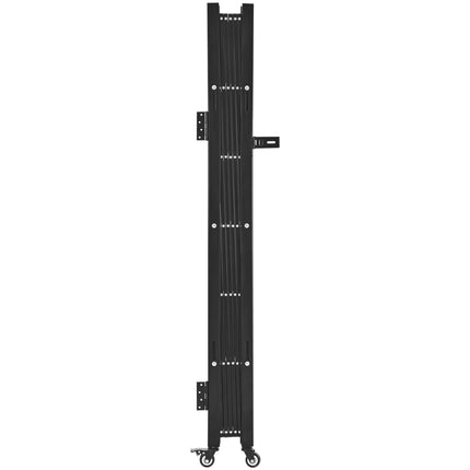 Retractable Folding Security Gate, Steel, 180 x 161 cm