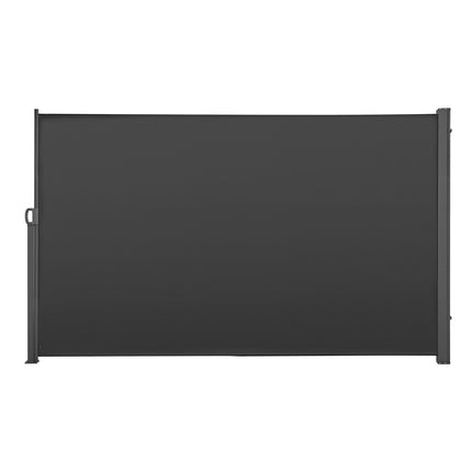 Retractable Side Awning 185 x 420 cm, Waterproof, Gray