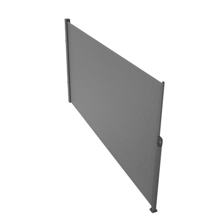 Retractable Side Awning, 79 x 118 in, Gray, UV30+, Waterproof