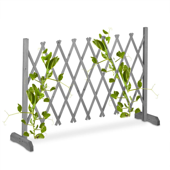 Retractable trellis gray