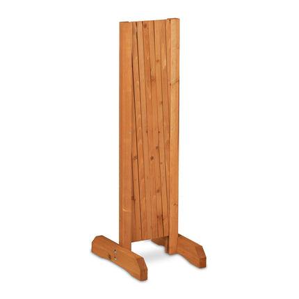 Einziehbares Holzspalier