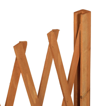 Einziehbares Holzspalier
