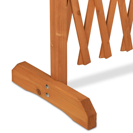 Einziehbares Holzspalier