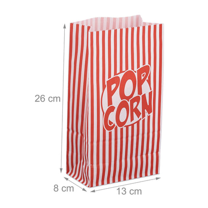 Retro sáčky na popcorn, 240 ks