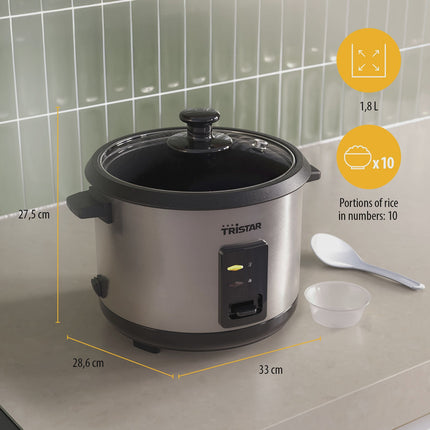 Reiskocher 1.8L, 700W, Antihaftbeschichtung, Warmhaltefunktion