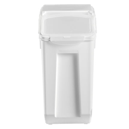 Rice Storage Container 20L, Airtight Bin With Wheels