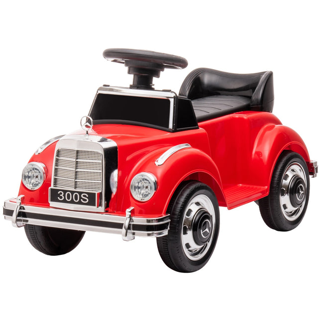 Car for children, 18-48 months, red with storage