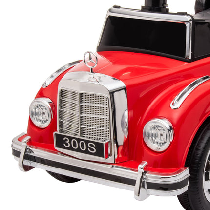 Car for children, 18-48 months, red with storage
