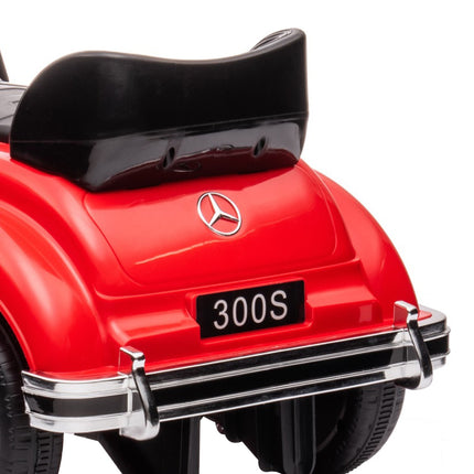 Car for children, 18-48 months, red with storage