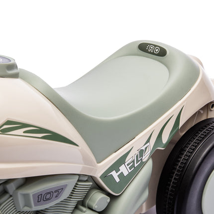 Ride-on car with music and bubbles, Cream white, 2-5 years