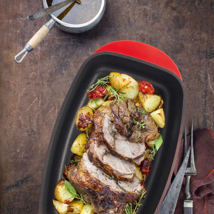 Bräter mit Deckel und Würztaste