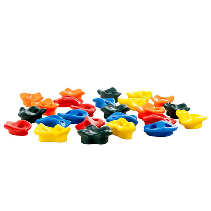 Rock Climbing Holds Set, 25 Pack with Mounting Hardware
