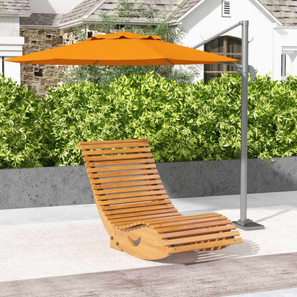 Ergonomické houpací křeslo ze dřeva, teak, nosnost 120 kg