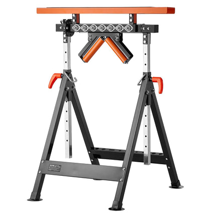 Roller Stand, 440 lb Capacity, 33-50 in Height, Folding