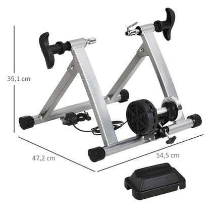 Cyklotrenažér, skládací, magnetický, pro kola 26""-28""