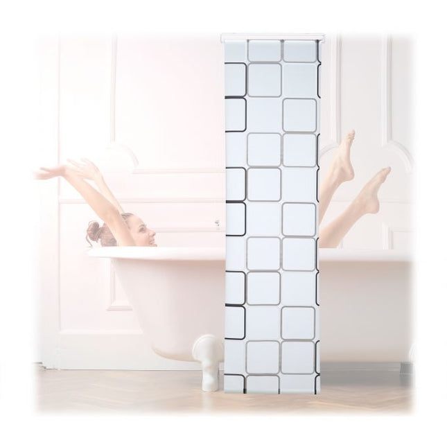 Roller blind for shower SQUARE