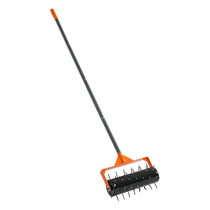 Rolling Lawn Aerator Roller, 15 In, 42 Spikes, Fillable Drum