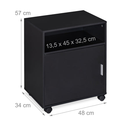 Pojízdný box se 3 přihrádkami