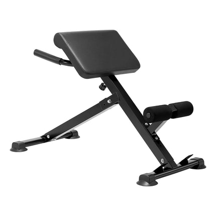 Roman Chair Hyperextension Bench, 250 lb Adjustable Foldable