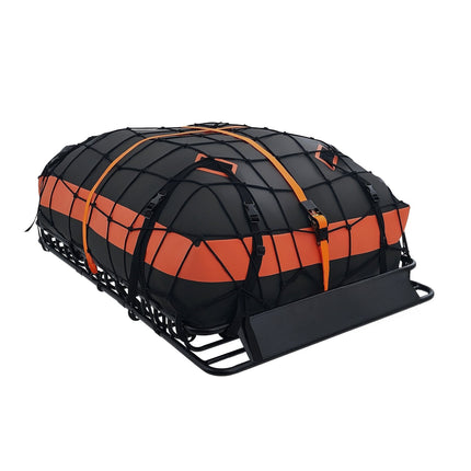 Roof Rack Cargo Basket 200 lb, Waterproof Bag Kit