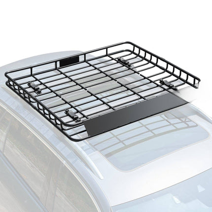 Roof Rack Cargo Basket 43 x 50 In, 150 lb Capacity