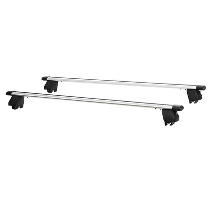 Roof Rack Cross Bars for Flush Rails, Lockable 75 kg