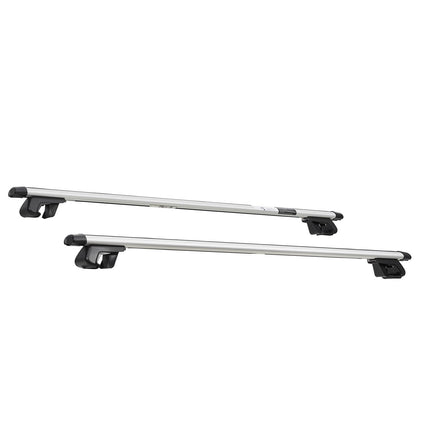 Roof Rack Cross Bars for Raised Rails, Lockable 100 kg