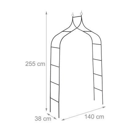 Rozenboog 255 cm hoog