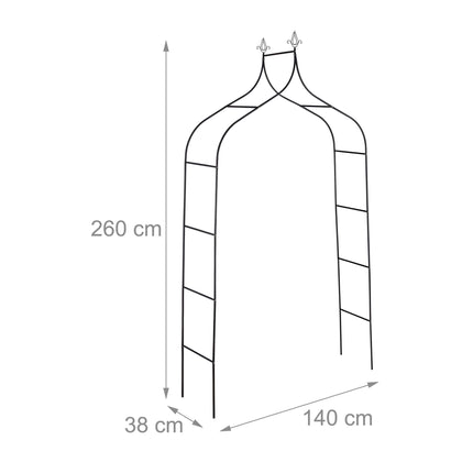 Růžový oblouk, výška 260 cm