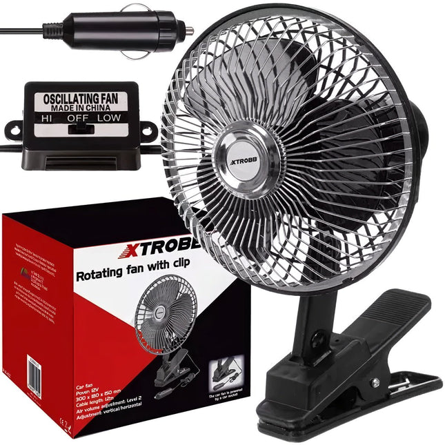 Otočný ventilátor s klipem Xtrobb 23194