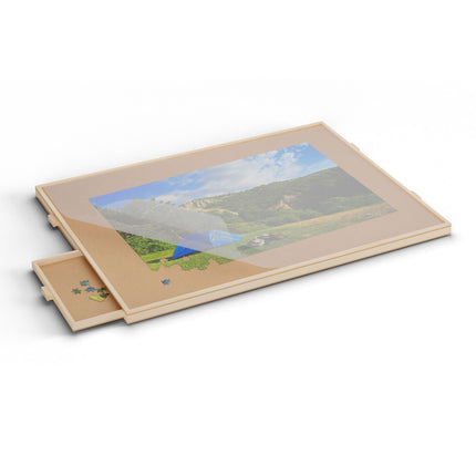 Otočná deska na puzzle se 4 zásuvkami