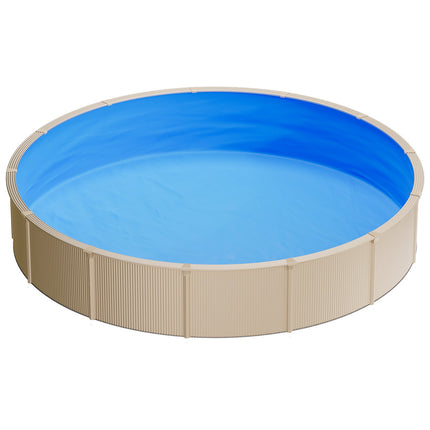 Round Above-Ground Pool Liner, Overlap Vinyl, 350.5 cm