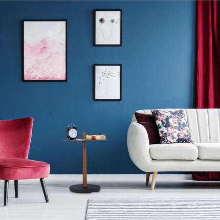 Runder Couchtisch im Industrial Design