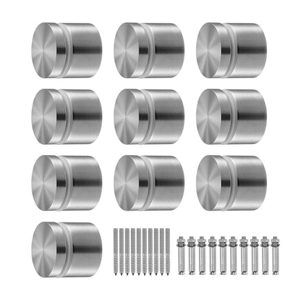 Round Glass Railing Clamps, 10 Pack, 316 SS, 8–16mm