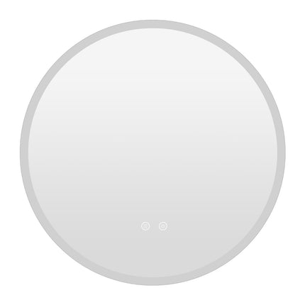 Round LED Bathroom Mirror, 3 Light Colors, Anti-Fog, Ø60 cm