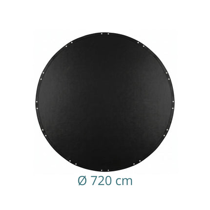 Kulatá krycí plachta na bazén, odolná UV, 600–650 cm