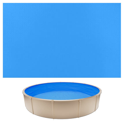 Round UniBead Pool Liner 350.5 cm, 120 cm Wall, Blue