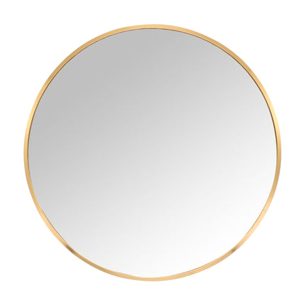 Round Wall Mirror – Metal Frame, Decorative, Versatile